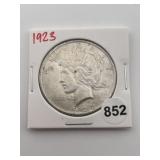 1923 Peace Silver Dollar Coin