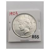 1923 Peace Silver Dollar Coin