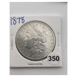 1878 Morgan Silver Dollar Coin