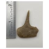 1 & 1/2" Drill Indian Artifact Arrowhead