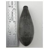 Hematite Plummet Indian Artifact Arrowhead