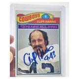 Cliff Harris Hand Signed Authentic Autograph