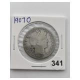 1907 O Barber Half Dollar Coin