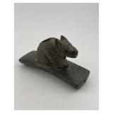 Bear Effigy Hopewell Pipe Indian Artifact Arrowhea