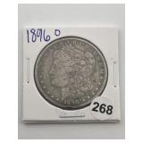 1896 O Morgan Silver Dollar Coin