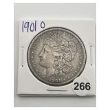 1901 O Morgan Silver Dollar Coin