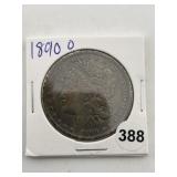 1890 O Morgan Silver Dollar Coin