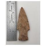 3 & 1/2" Hardin Indian Artifact Arrowhead