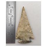 4" Apple Creek Indian Artifact Arrowhead