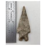 3 & 3/8" Texas Pedernales Indian Artifact Arrowhea