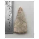 Triangle Indian Artifact Arrowhead