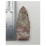 2 & 3/8" Clovis Indian Artifact Arrowhead