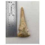 2 & 3/4" Drill Indian Artifact Arrowhead
