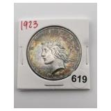 1923 Peace Silver Dollar Coin