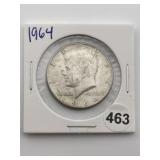1964 Kennedy Half Dollar Silver Coin