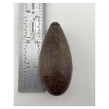 Hematite Plummet Indian Artifact Arrowhead