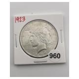 1923 Peace Silver Dollar Coin