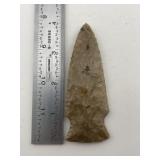 3 & 3/4" Hardin Indian Artifact Arrowhead
