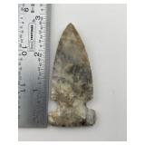 2 & 3/4" Hickory Ridge Indian Artifact Arrowhead