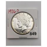 1926 S Peace Silver Dollar Coin