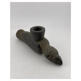 Hawk Effigy Stone Pipe Indian Artifact Arrowhead