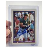 Jose Canseco Hand Signed Authentic Autograph
