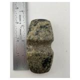 Double Bit Grooved Axe Indian Artifact Arrowhead