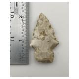 2" Stemmed Point Indian Artifact Arrowhead