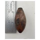 Hematite Plummet Indian Artifact Arrowhead