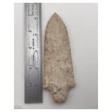 5 & 3/8" Finely made Adena Indian Artifact Arrowhe