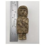 Stone Human Effigy with great detail Indian Artifa