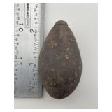 Hematite Plummet Indian Artifact Arrowhead