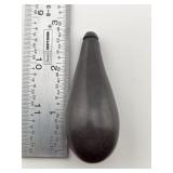 Grooved Hematite Plummet Indian Artifact Arrowhead