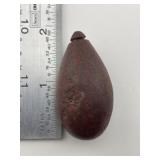 Hematite Plummet Indian Artifact Arrowhead