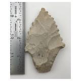 3 & 1/2" Adena Indian Artifact Arrowhead