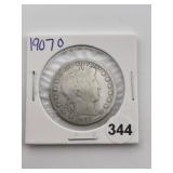 1907 O Barber Half Dollar Coin
