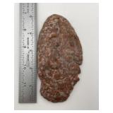 Stone Human Face Effigy Indian Artifact Arrowhead