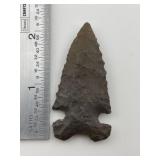 2 & 1/8" Hickory Ridge Indian Artifact Arrowhead