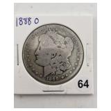 1888 O Morgan Silver Dollar Coin