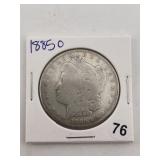 1885 O Morgan Silver Dollar Coin