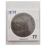 1879 Morgan Silver Dollar Coin