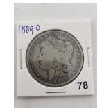 1889 O Morgan Silver Dollar Coin