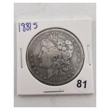 1881 S Morgan Silver Dollar Coin