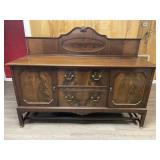 Antique Buffet very nice condition wine rack in si
