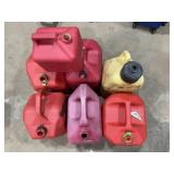 7 Gas Cans missing caps