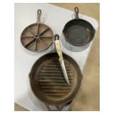 3 Cast Iron Skillets