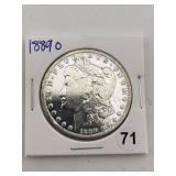 1889 O Morgan Silver Dollar Coin