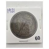 1921 Morgan Silver Dollar Coin