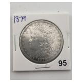 1879 Morgan Silver Dollar Coin