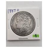 1887 O Morgan Silver Dollar Coin